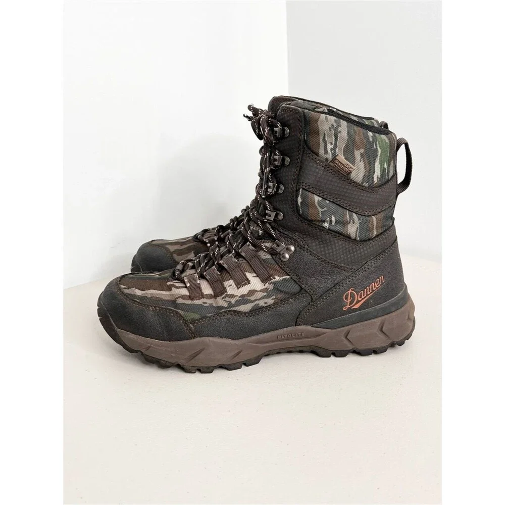 Danner Vital 400G 8” Realtree Original Hunting Boots 41558 Camo Insulated 9.5
